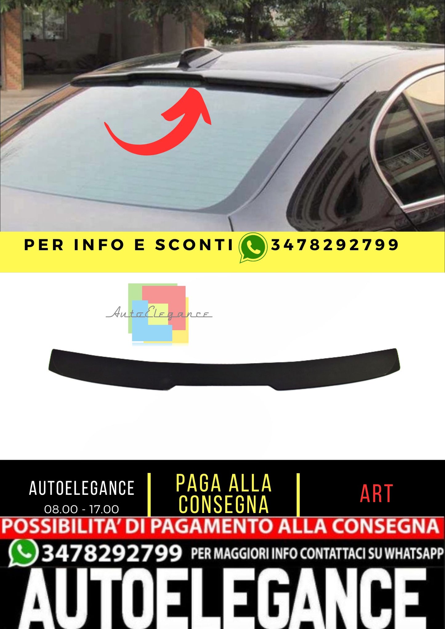 💎SPOILER adatto per BMW 5 E60 2003-2010 Sedan