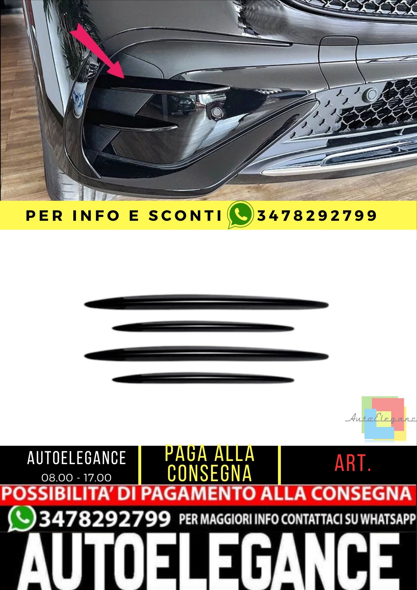 Aero Flaps Adatto Per Mercedes X254 C254 Classe GLC