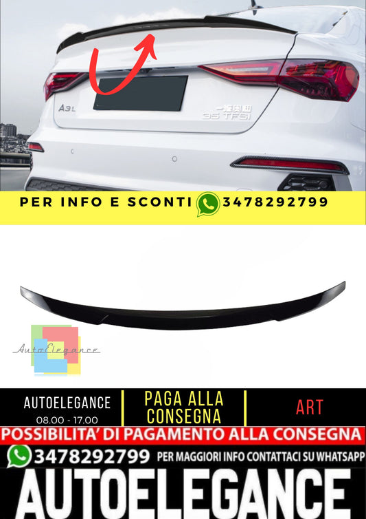 SPOILER suitable for Audi A3 8Y 2020+ Sedan 