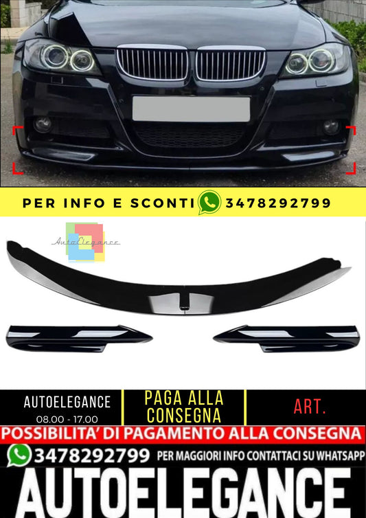💥Splitter Adatto per BMW Serie 3 E90 E91 pre-LCI💥