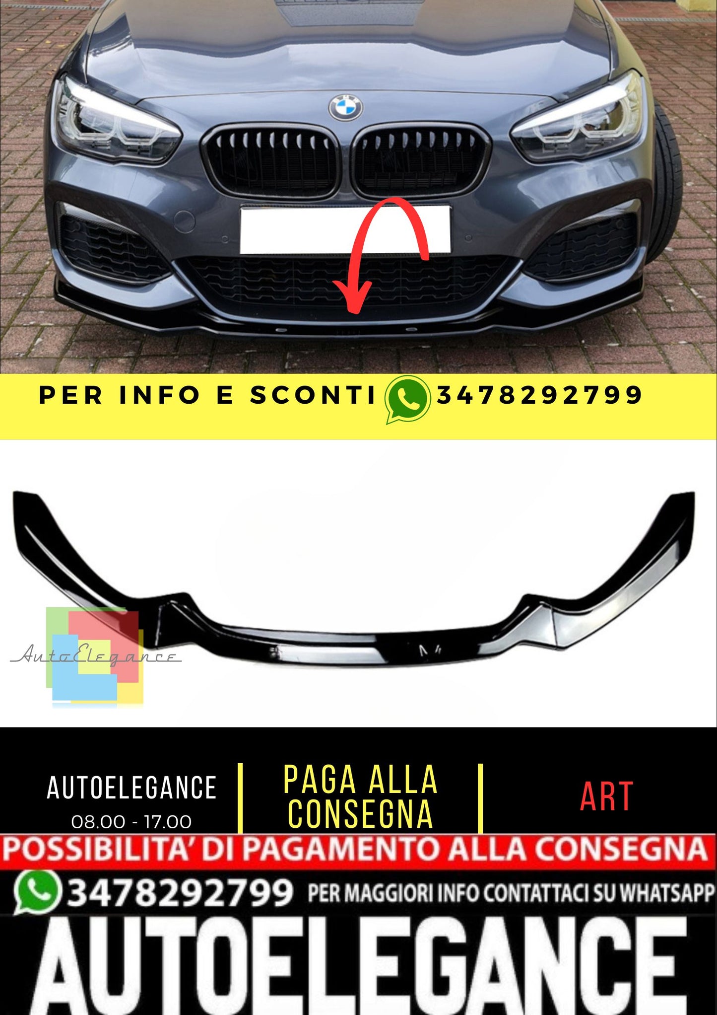 💎SPOILER adatto per BMW 1 F20 2015-2019