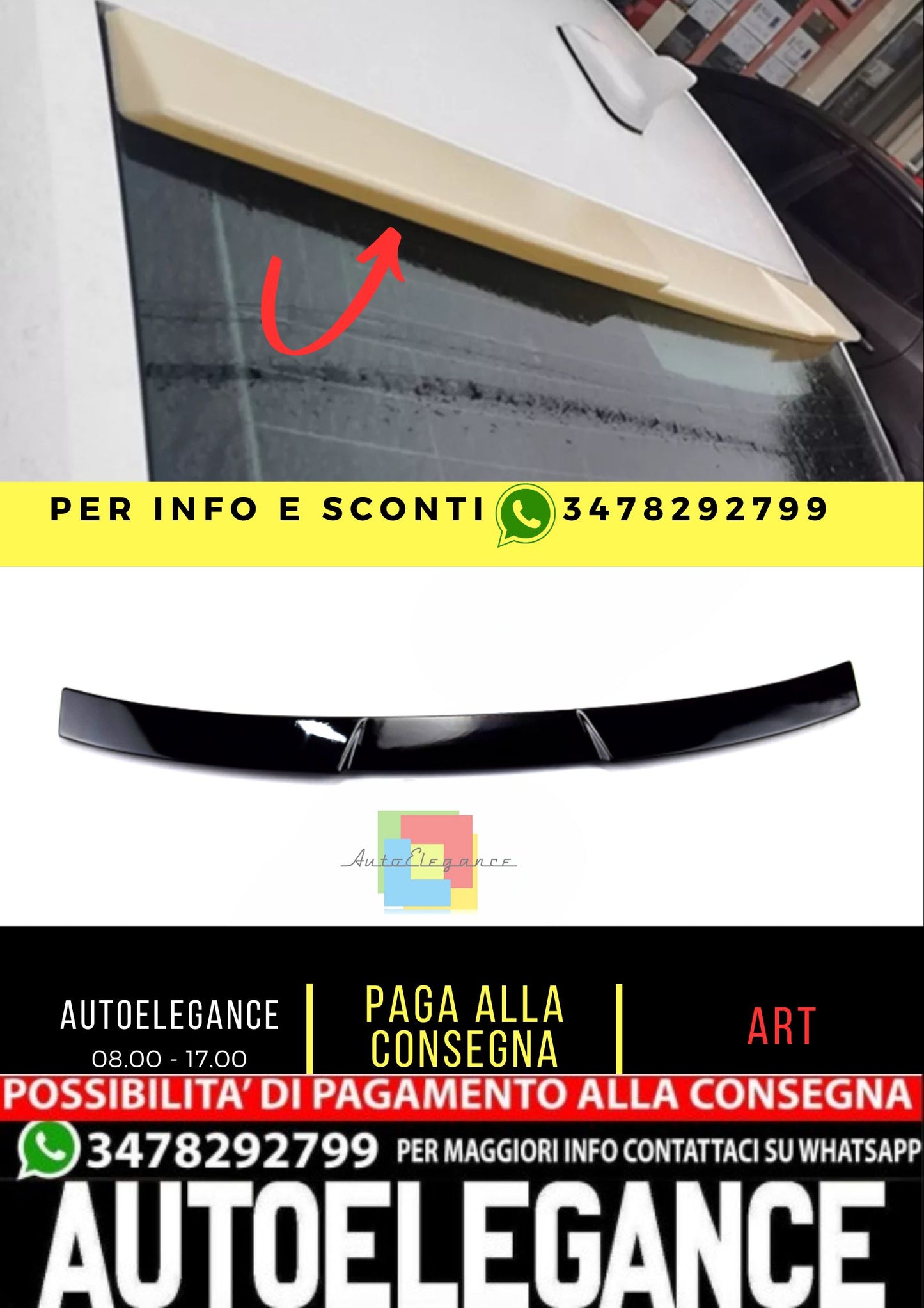 💎SPOILER adatto per Audi A4 B9 2015-2023 Sedan