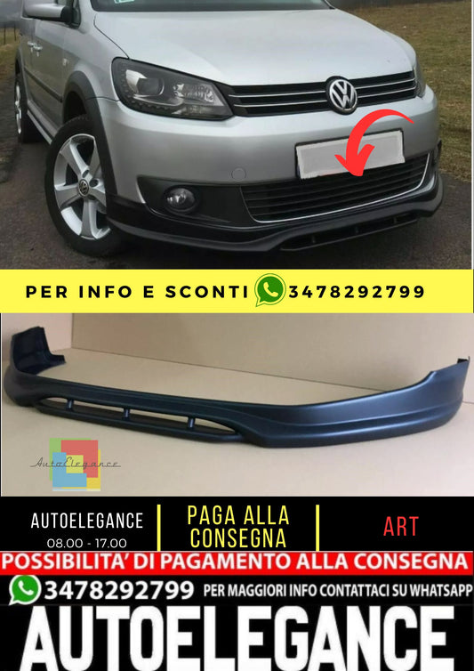 Spoiler anteriore sotto paraurti per VW Caddy 2010-2015