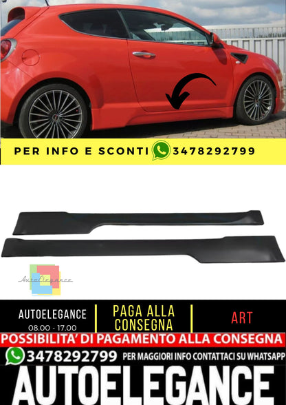 Spoiler Minigonne Laterali per Alfa Romeo MITO ABS Plastic