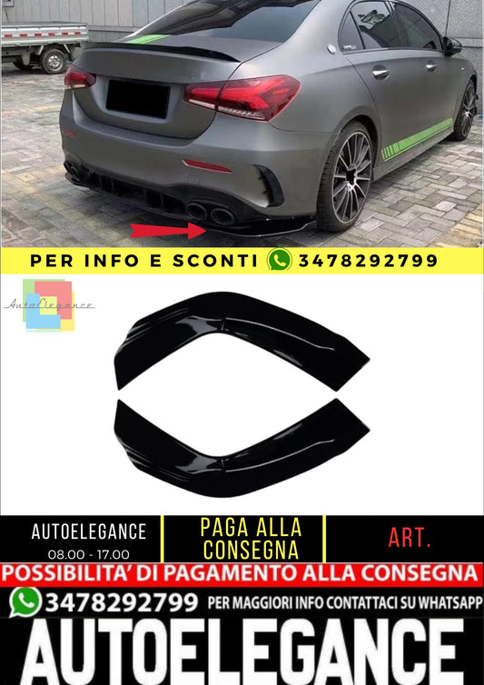 😎DIFFUSORE GREMBIULE ADATTE PER MERCEDES V177 A35 + A45 😎