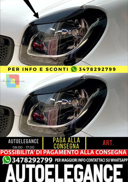 🔥Mascherine Fari  Adatto Per Smart ForTwo C453 dal 2014🔥