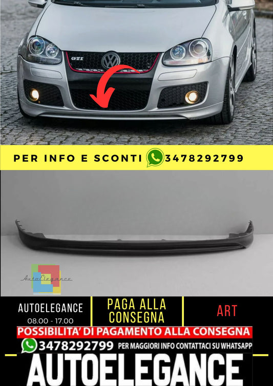 Spoiler anteriore per VW GOLF 5 MK5 GTI / JETTA5 EDT30 EDITION 30 ABS Plast
