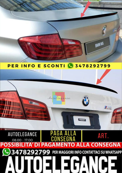 ✨Spoiler posteriore nero lucido adatto per BMW Serie 5 F10 ✨