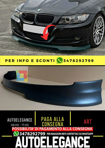 Spoiler anteriore sotto paraurti per BMW 3 E90 E91 2005-2008 ABS Plastica