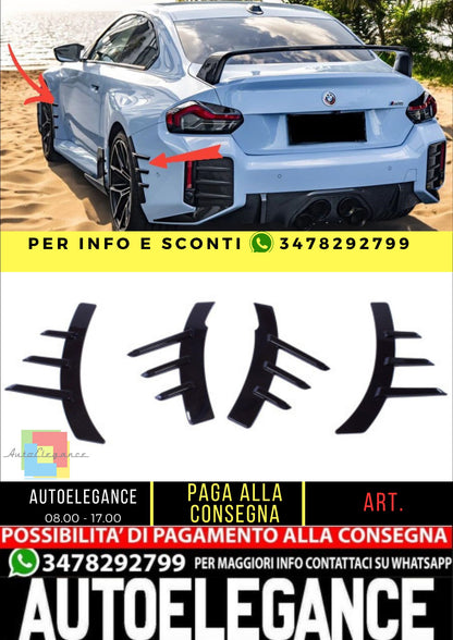 💎Copricerchio compatibile con BMW serie 2 G42 nero lucido💎