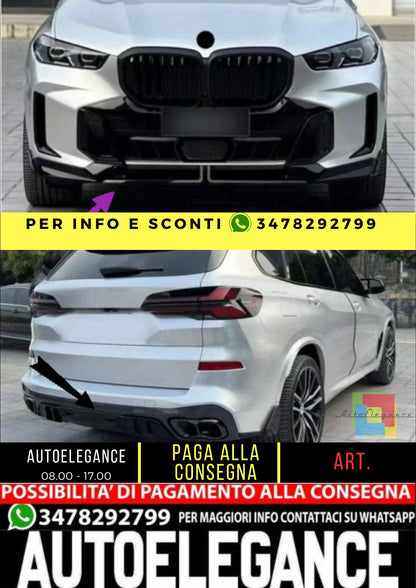 😎Aerodynamic kit body kit glossy black compatible with BMW X5 G05 LCI😎
