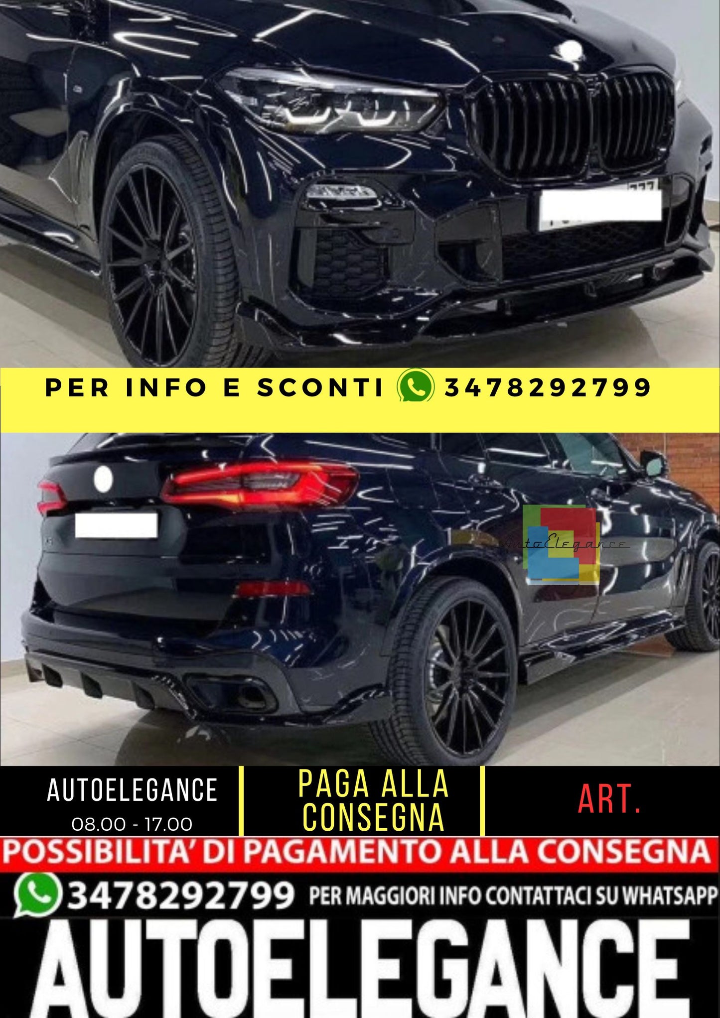 😎Sports Aerodynamic BodyKit compatible with BMW X5 G05😎