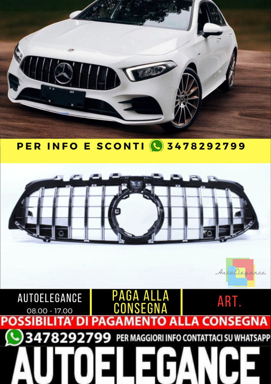 🔥Diffusore compatibile con Mercedes Classe A V177+ doppi terminali di scarico🔥