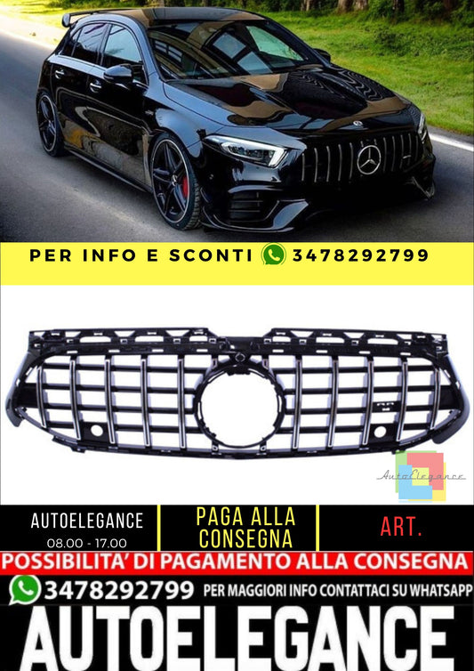 🔥Griglia compatibile con Mercedes Classe A W177 V177 cromata Facelift 2023+🔥