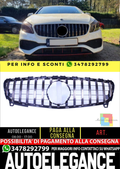 🔥Griglia compatibile con mercedes-benz w176 a-klasse facelift cromata🔥