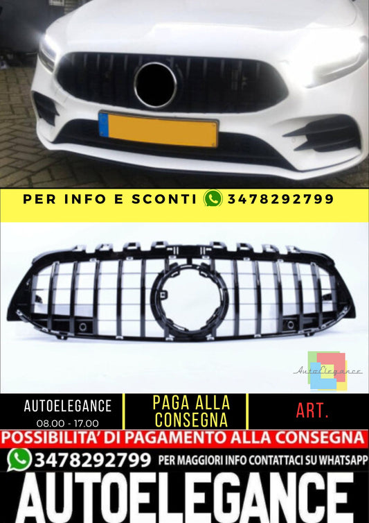 🔥Griglia compatibile con mercedes-benz classe a w177 nero🔥