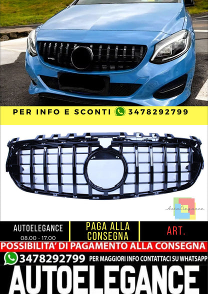 😎Griglia compatibile con Mercedes-Benz w247 classe B 2020 nero lucido😎