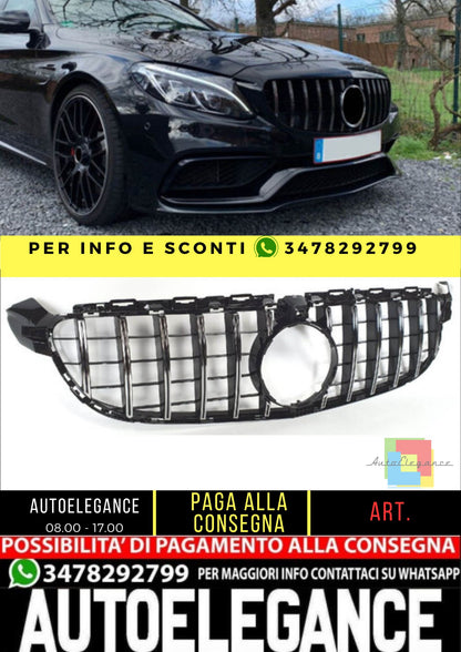 🔥Griglia compatibile con Mercedes-Benz c 63 amg (s) w205 con telecamera🔥
