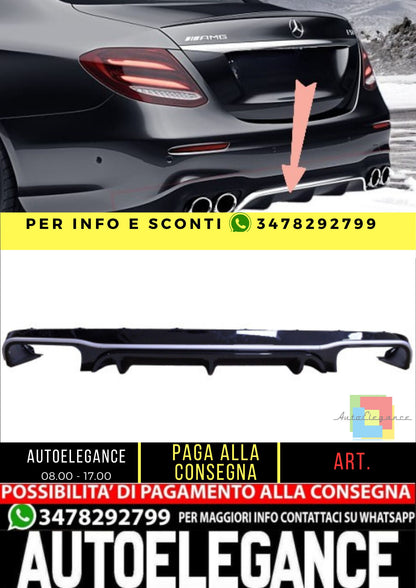 💥Diffusore nero lucido compatibile con Mercedes E coupé💥