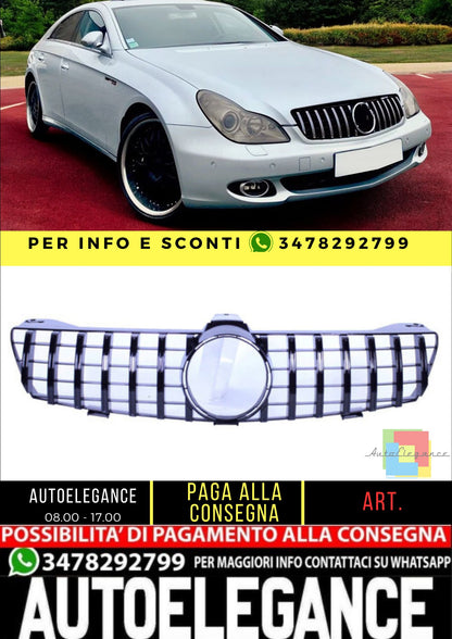 💥Griglia compatibile con Mercedes CLS W219 pre-facelift nera💥