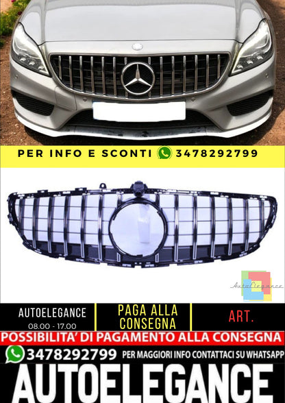 💥Griglia cromata compatibile con Mercedes CLS facelift W218💥