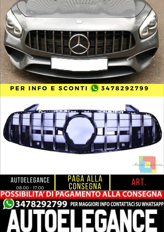 💥Griglia compatibile con Mercedes SL R231 Facelift cromata💥