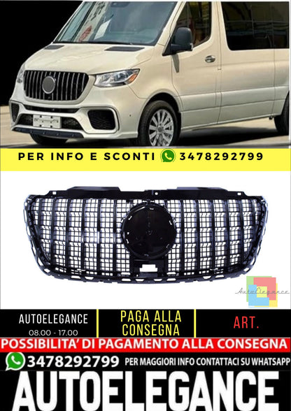💯Griglia compatibile con mercedes-benz w447 vito cromata💯