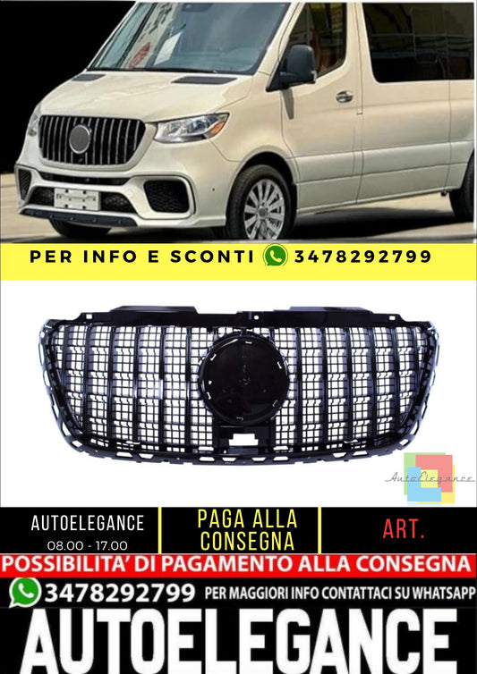 💯Griglia compatibile con mercedes-benz w447 vito cromata💯