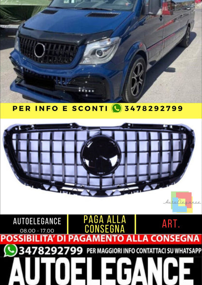 Griglia compatibile con mercedes-benz w447 vito cromata