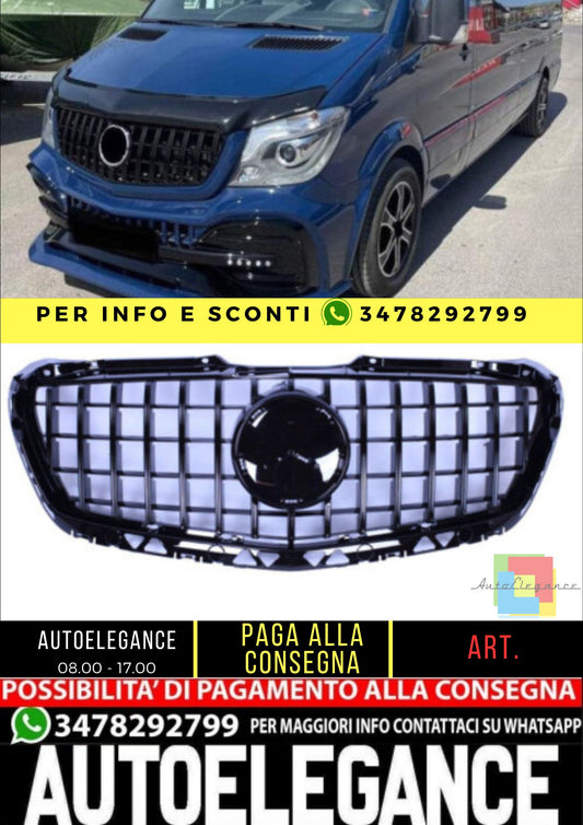 Griglia compatibile con mercedes-benz w447 vito cromata