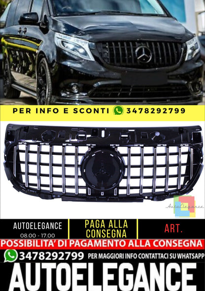😎Griglia compatibile con Mercedes-Benz Citan W420 cromata😎