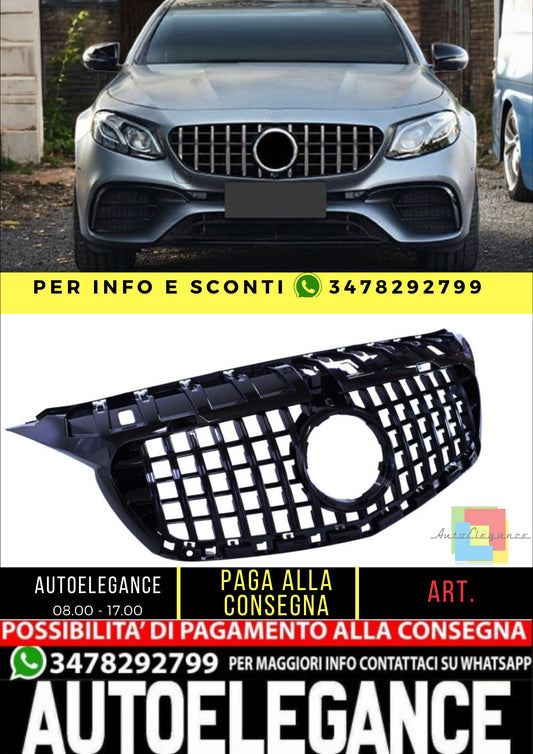 😎Grill compatible with Mercedes-Benz Citan W415 glossy black😎