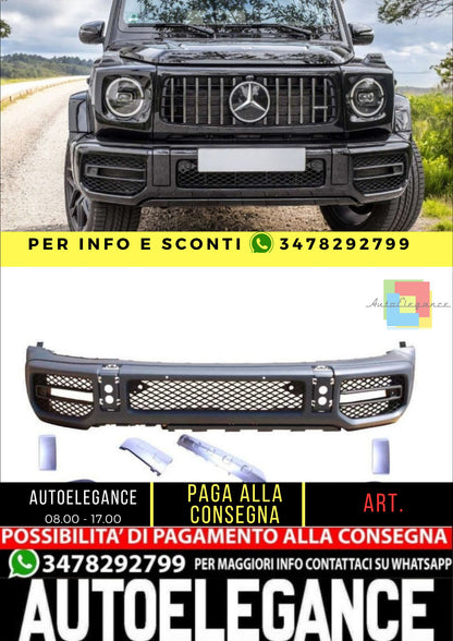 😎Paraurti anteriore + set copricerchi compatibile con Mercedes Classe G W463 😎