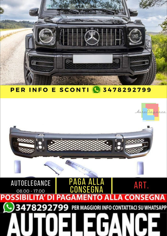 😎Front bumper + wheel covers set compatible with Mercedes G-Class W463 😎