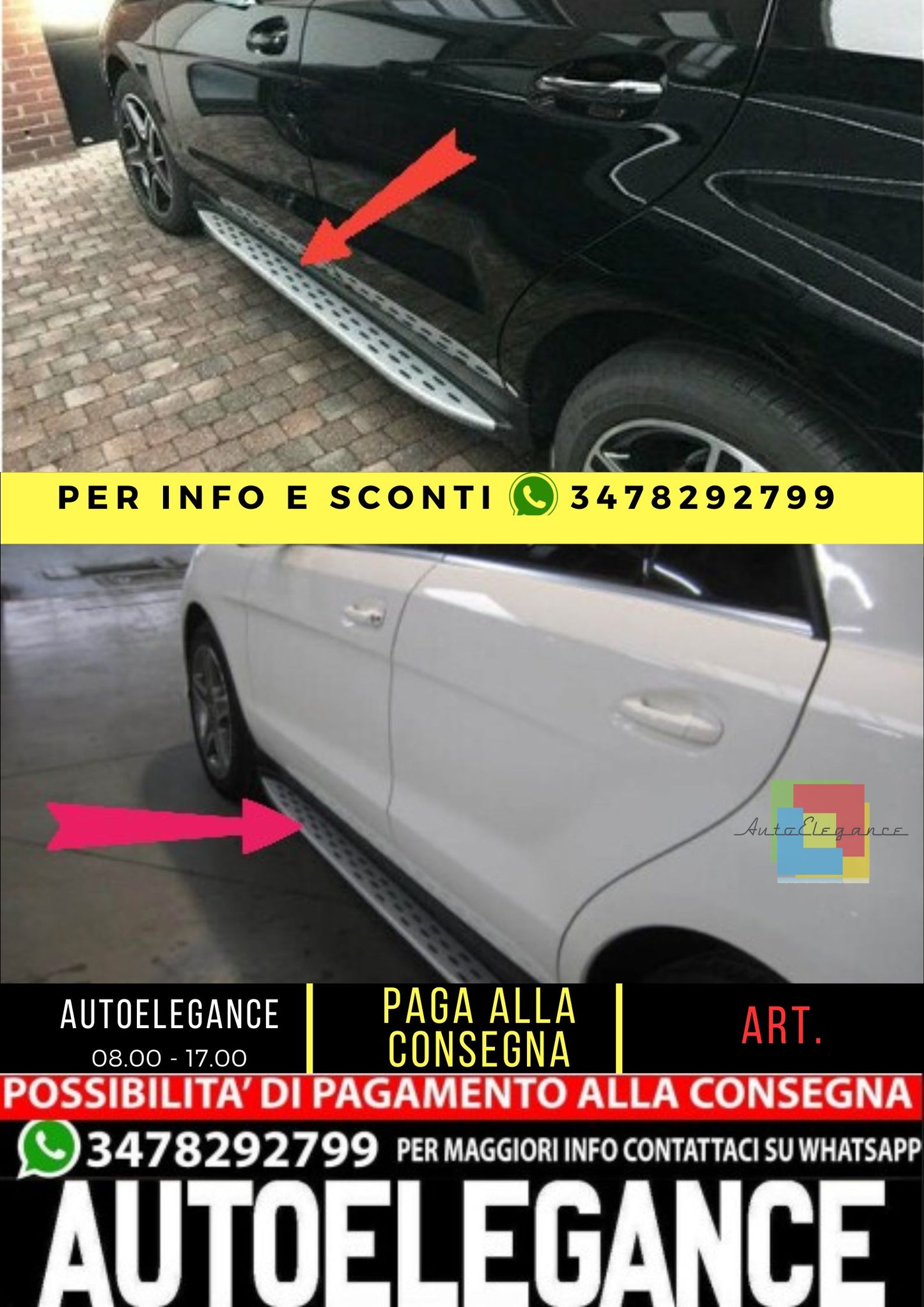 😎Side steps running boards compatible with Mercedes-Benz W166 ml 😎