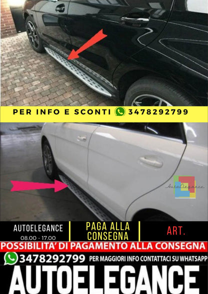 😎Side steps running boards compatible with Mercedes-Benz W166 ml 😎