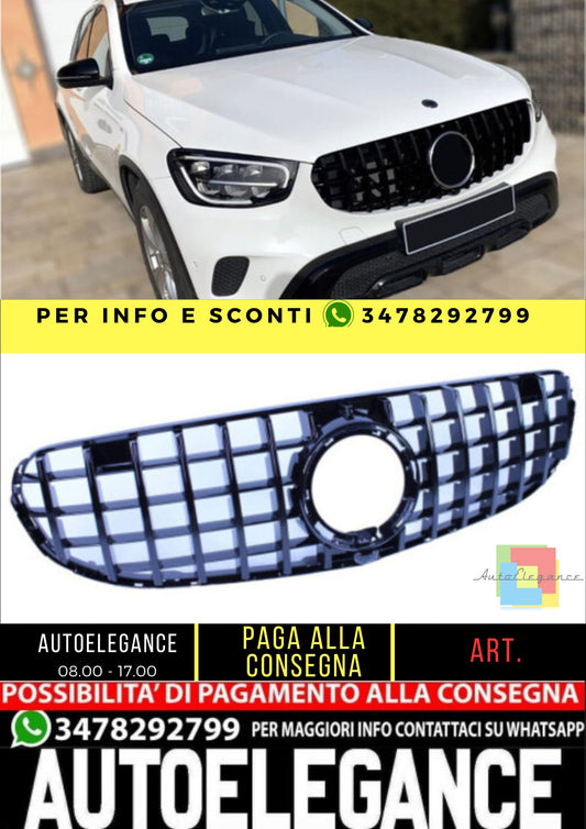 😎Griglia compatibile con Mercedes-Benz X253 C253 GLC - GLC coupe senza pacche😎