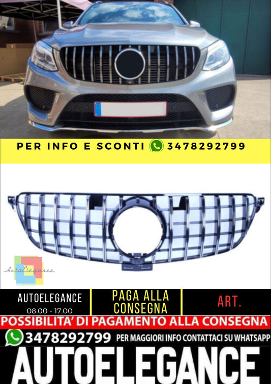 😎Griglia compatibile con mercedes-benz GLE W166 cromata😎