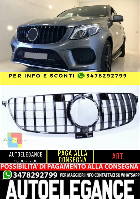 Griglia compatibile con Mercedes-Benz GLE W166 cromata
