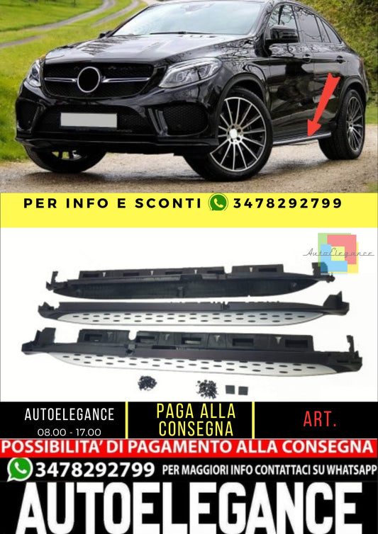 🔥Predellini laterali compatibili con Mercedes-Benz GLE coupe c292🔥