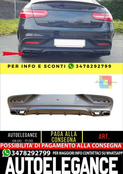 🔥Diffusore compatibile con Mercedes GLE coupé C292 pacchetto linea AMG🔥