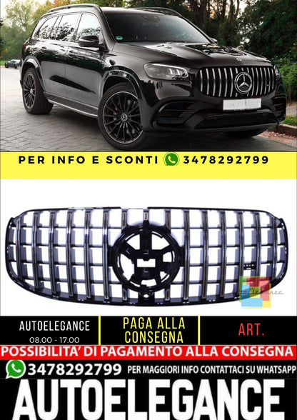 🔥Griglia compatibile con Mercedes GLS 63 X167 (2020-2023) cromata🔥