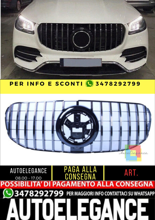 🔥Griglia compatibile con Mercedes-Benz GLS x167 (2020+) cromata🔥