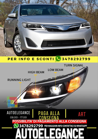 Fari per proiettori per Toyota Camry 2012-2014 (adatti per modelli americani)