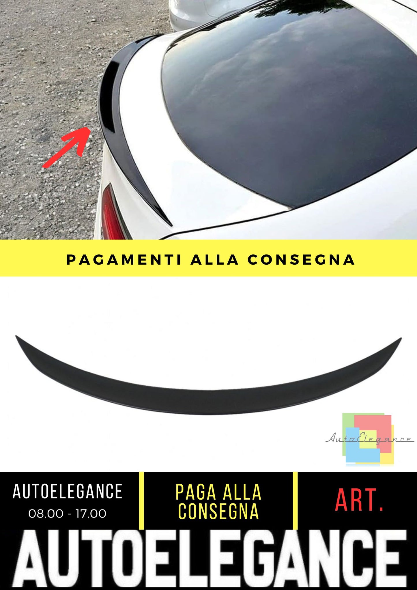 Spoiler adatto per Mercedes GLC Coupe (C253) (2016-2023)