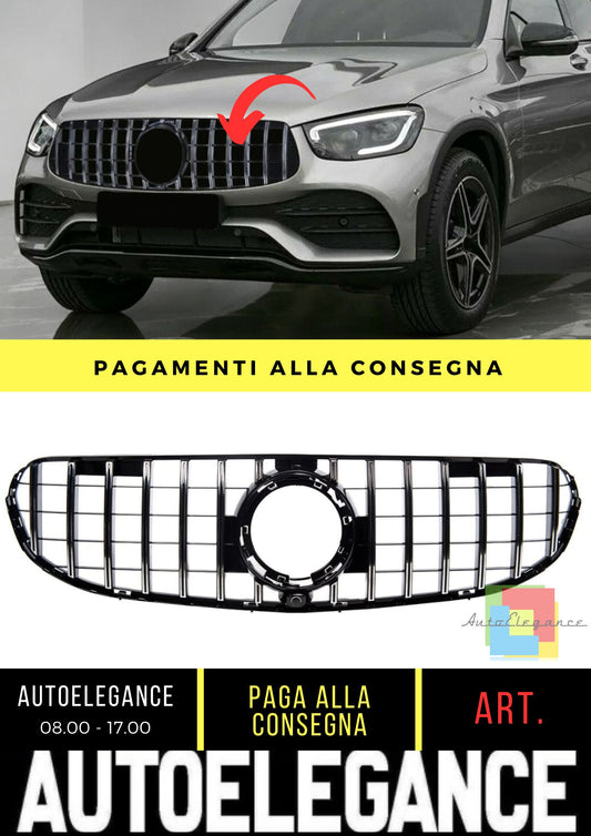 Grille suitable for Mercedes GLC (X253) SUV (C253) Coupe Facelift (2020-2023)