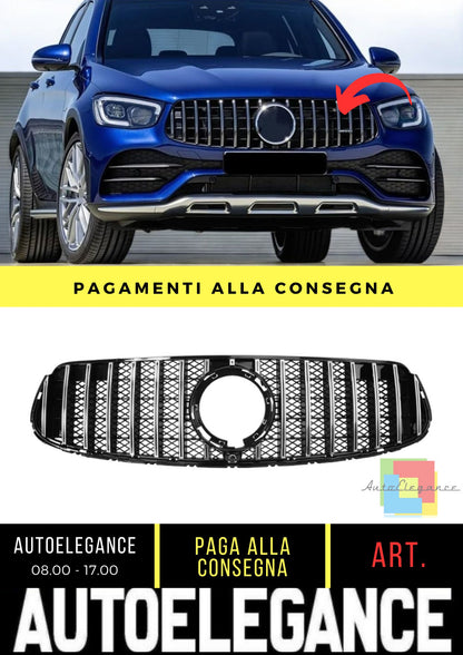 Griglia adatto per Mercedes GLC (X253) SUV (C253) Coupe Facelift (2020-2023)