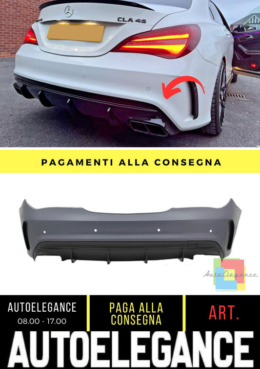 Rear Bumper suitable for Mercedes CLA (C117) (2013-2019)