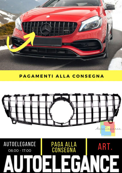 Griglia adatto per Mercedes A-Class (W176) Facelift (2015-2018)