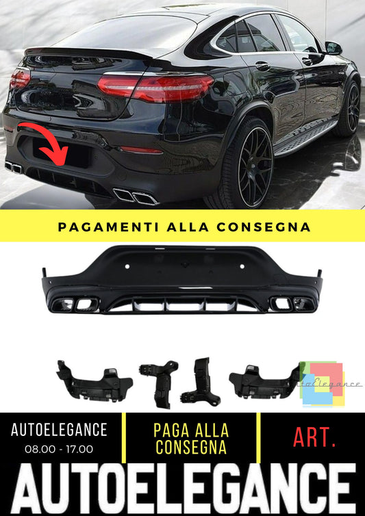Rear Bumper suitable for Mercedes GLC Coupe (C253) (2016-2023)